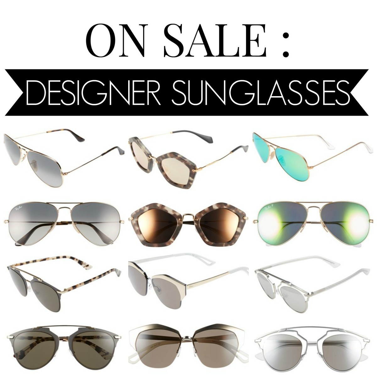 ON SALE : Designer Sunglasses - Airelle Snyder