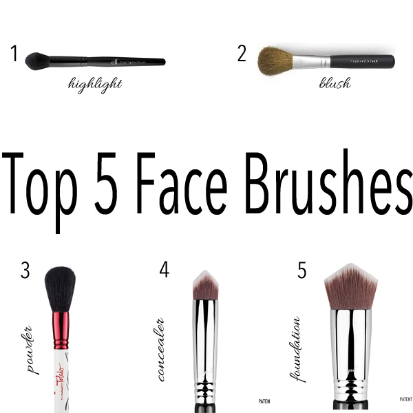 Top 5 Makeup Brushes Face Edition
